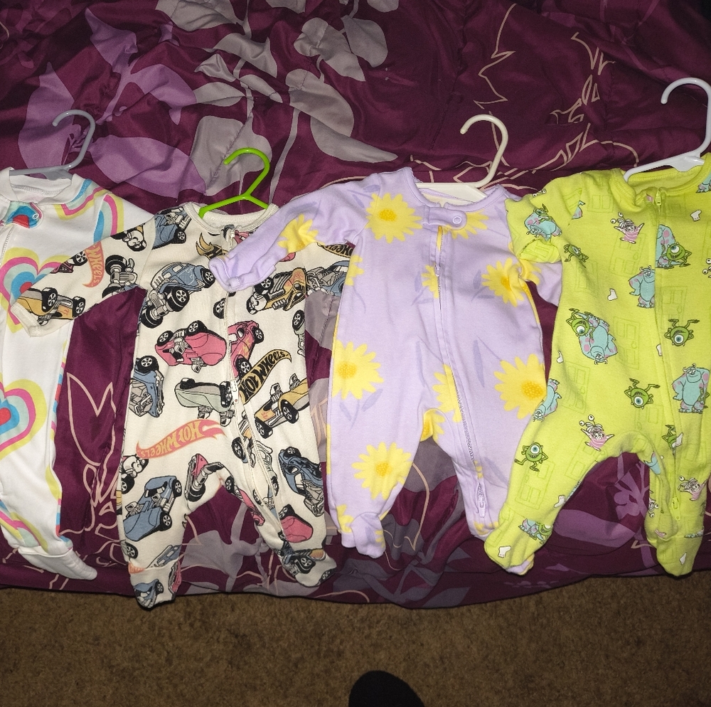 Colorful Baby Onesies Set